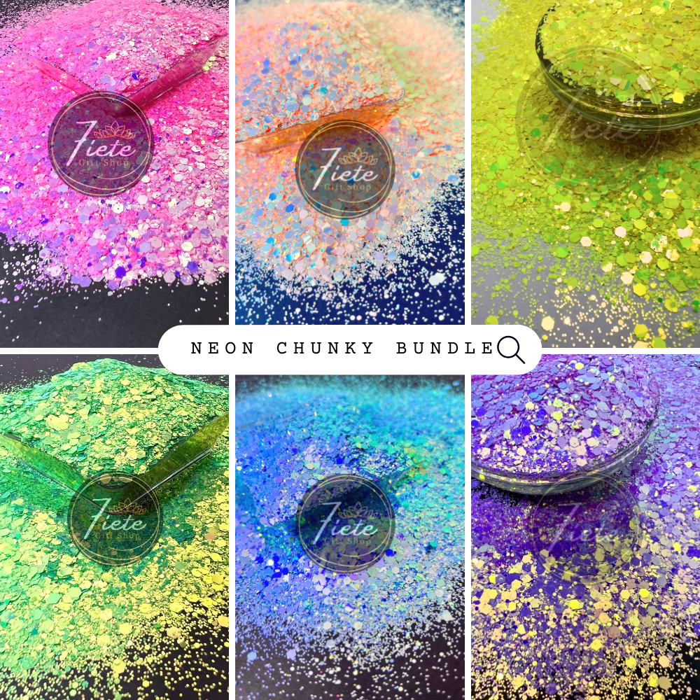 Neon Shifting Chunky Glitter Bundle
