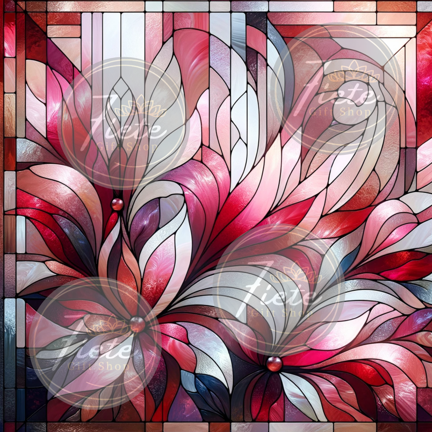 Mother of Pearl Shattered Glass Pink-PNG