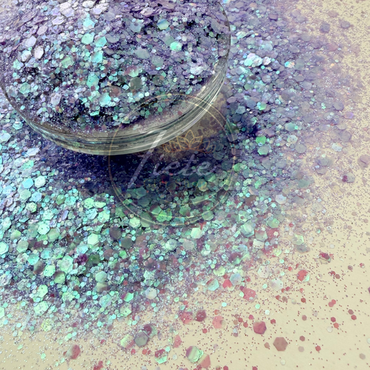 Lilac at Sea - Holographic Cat Eye Glitter - Mixed