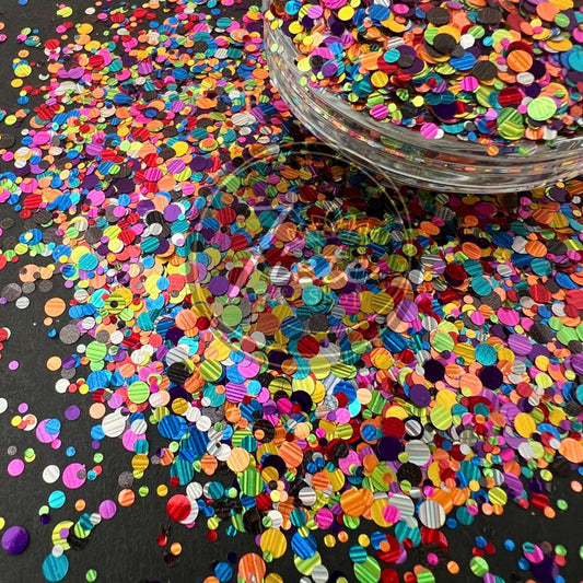 Hotmess Party Invitation - Dot Glitter