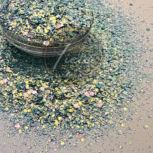Frosted Mint - Glitter Mix