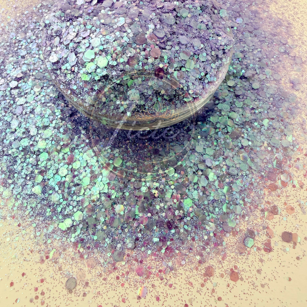 Lilac at Sea - Holographic Cat Eye Glitter - Mixed