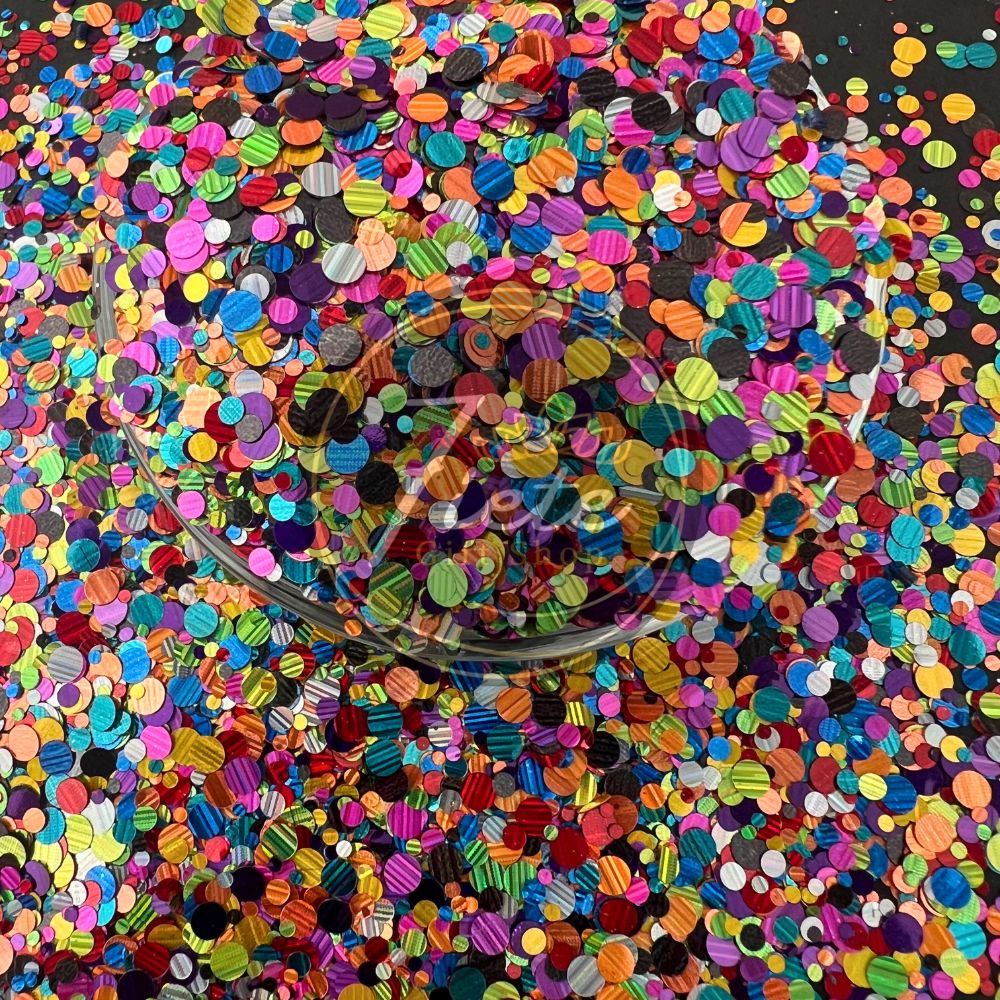 Hotmess Party Invitation - Dot Glitter