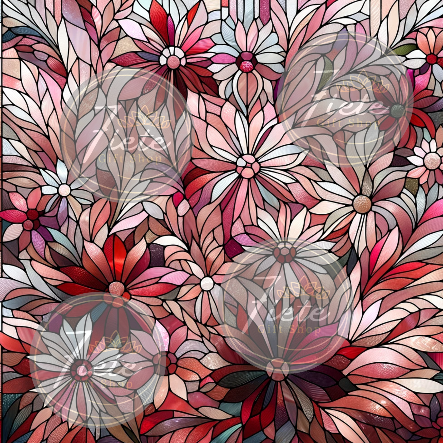 Mother of Pearl Shattered Glass Pink-PNG