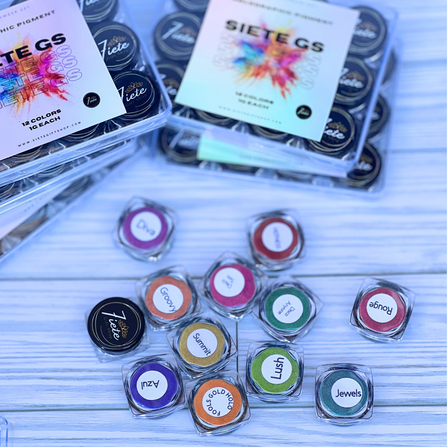 Holographic Pigment Powder Set