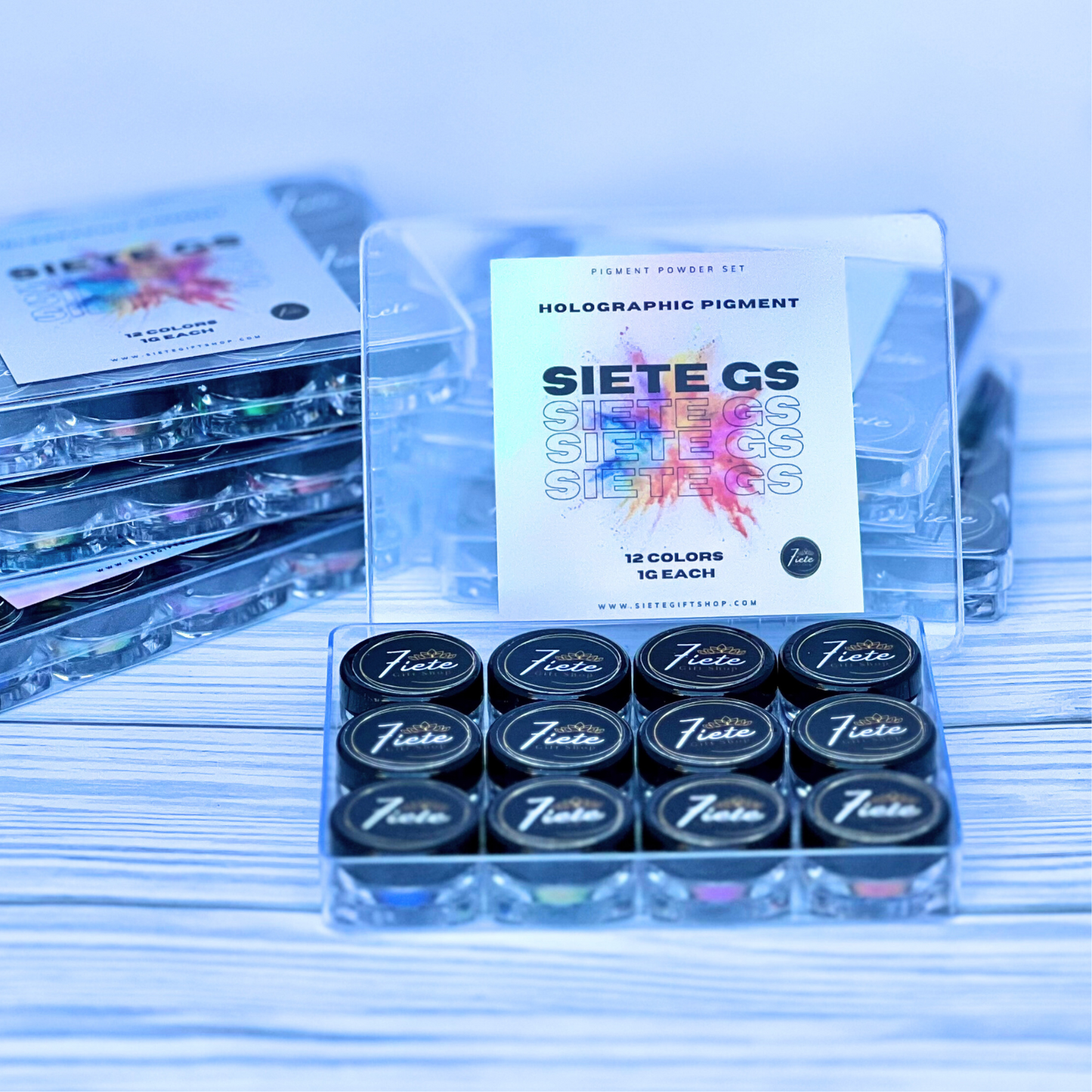 Holographic Pigment Powder Set