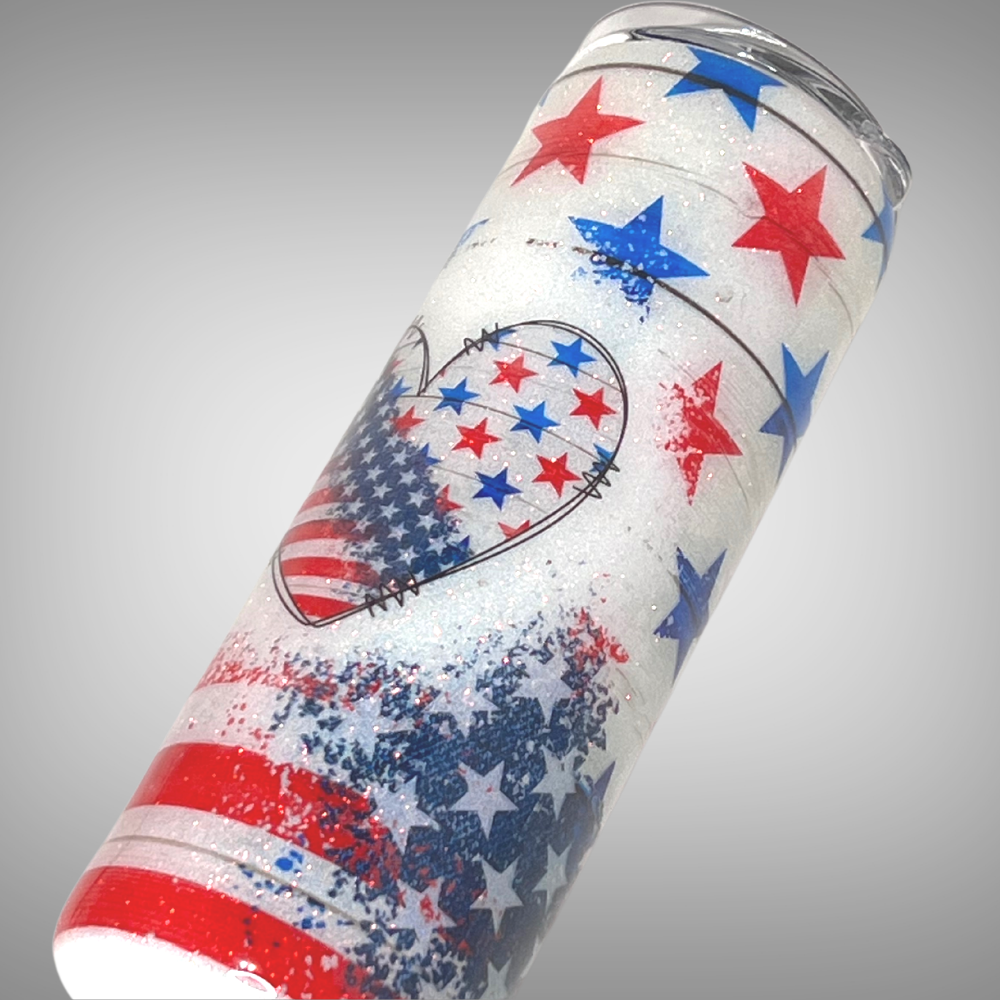 American Heart Stars & Stripes - by Cristina