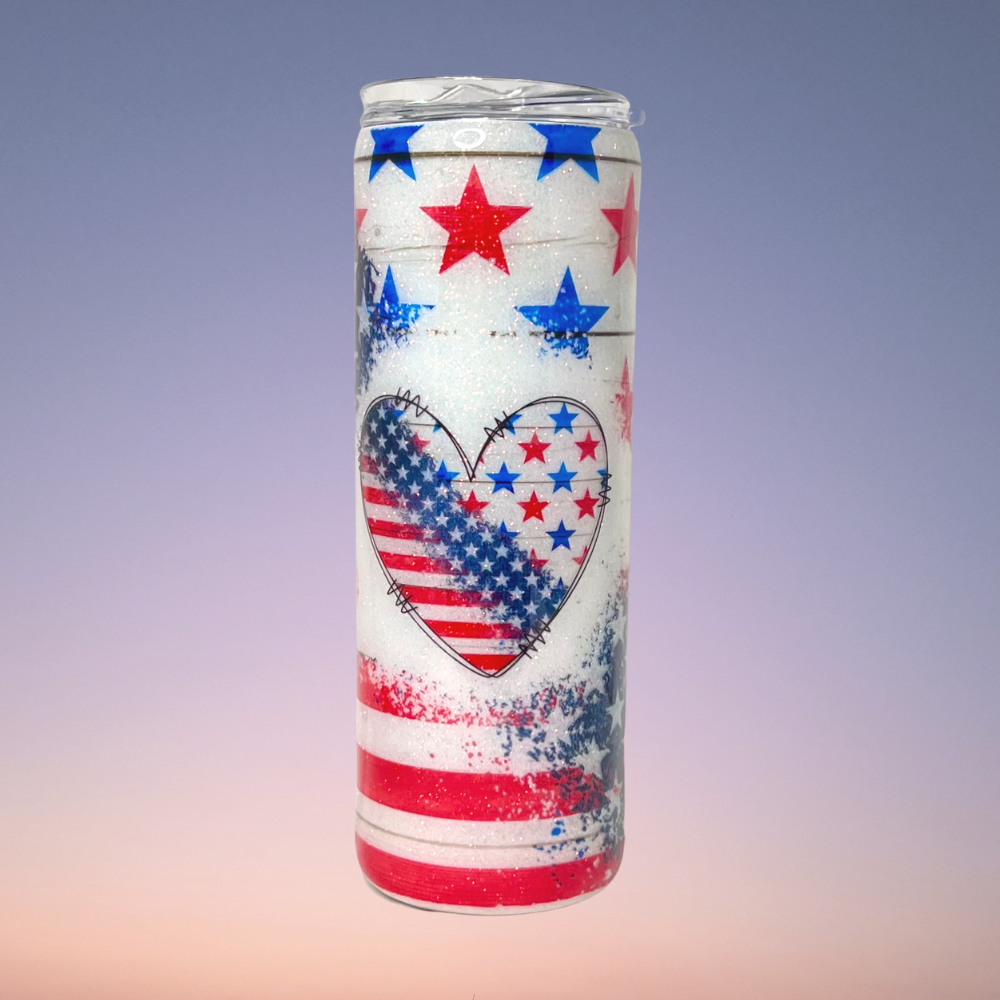 American Heart Stars & Stripes - by Cristina