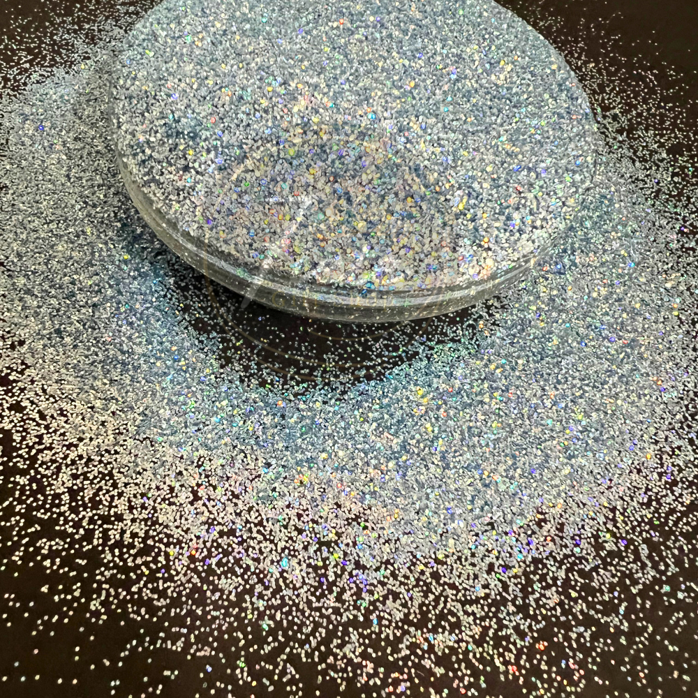 Denim - Striped Holographic Fine
