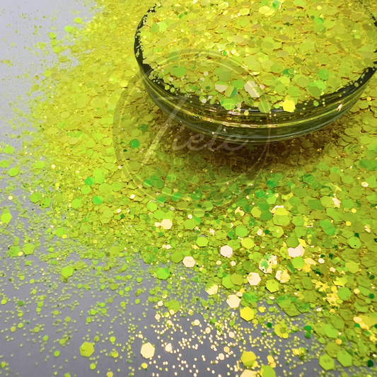 Fun in the Sun - Mixed Neon Color Changing Glitter