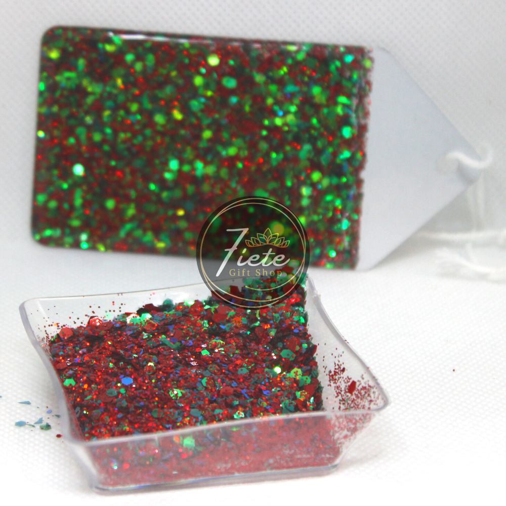 Merry & Bright - Holographic Chunky Mix Glitter