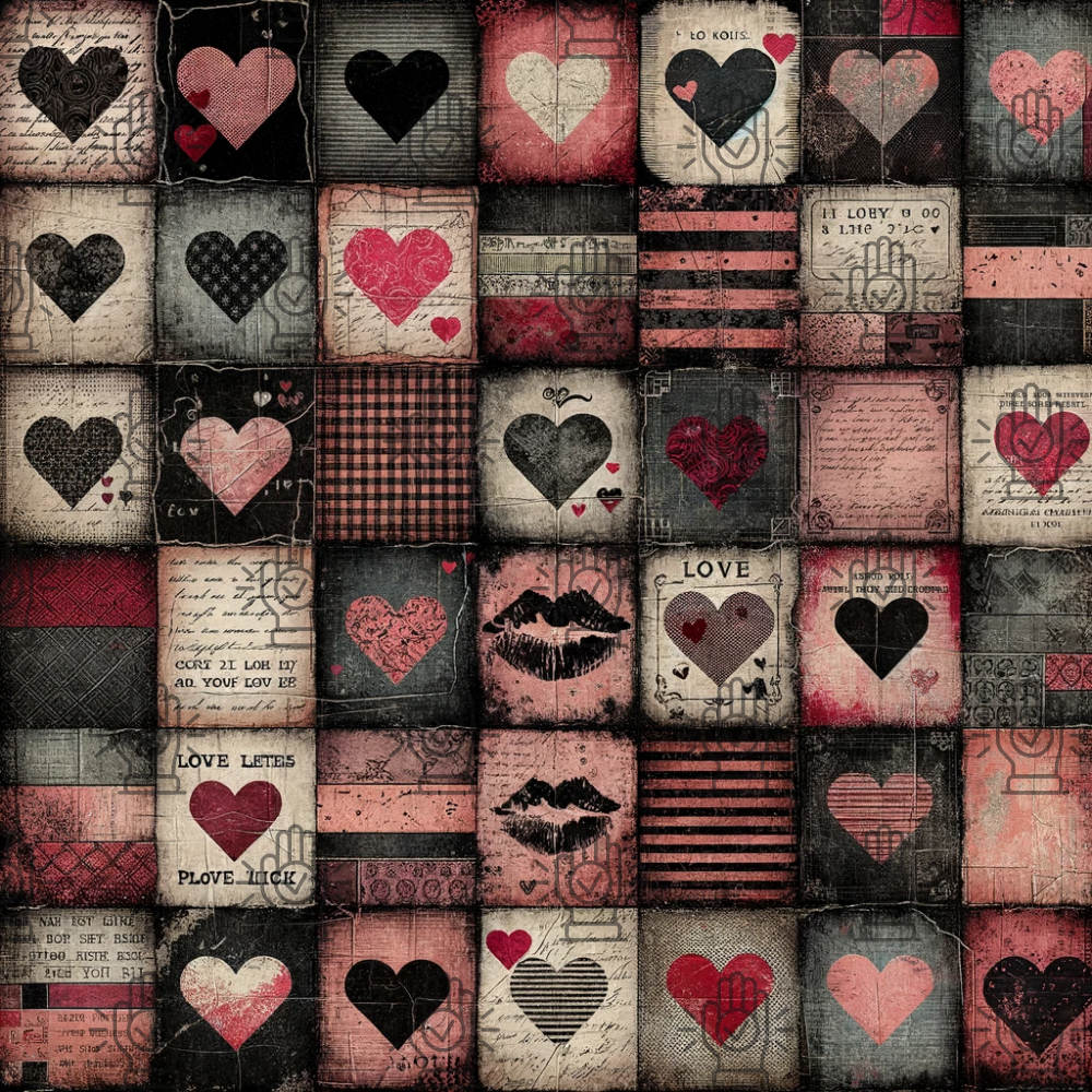 Grunge Valentine-PNG