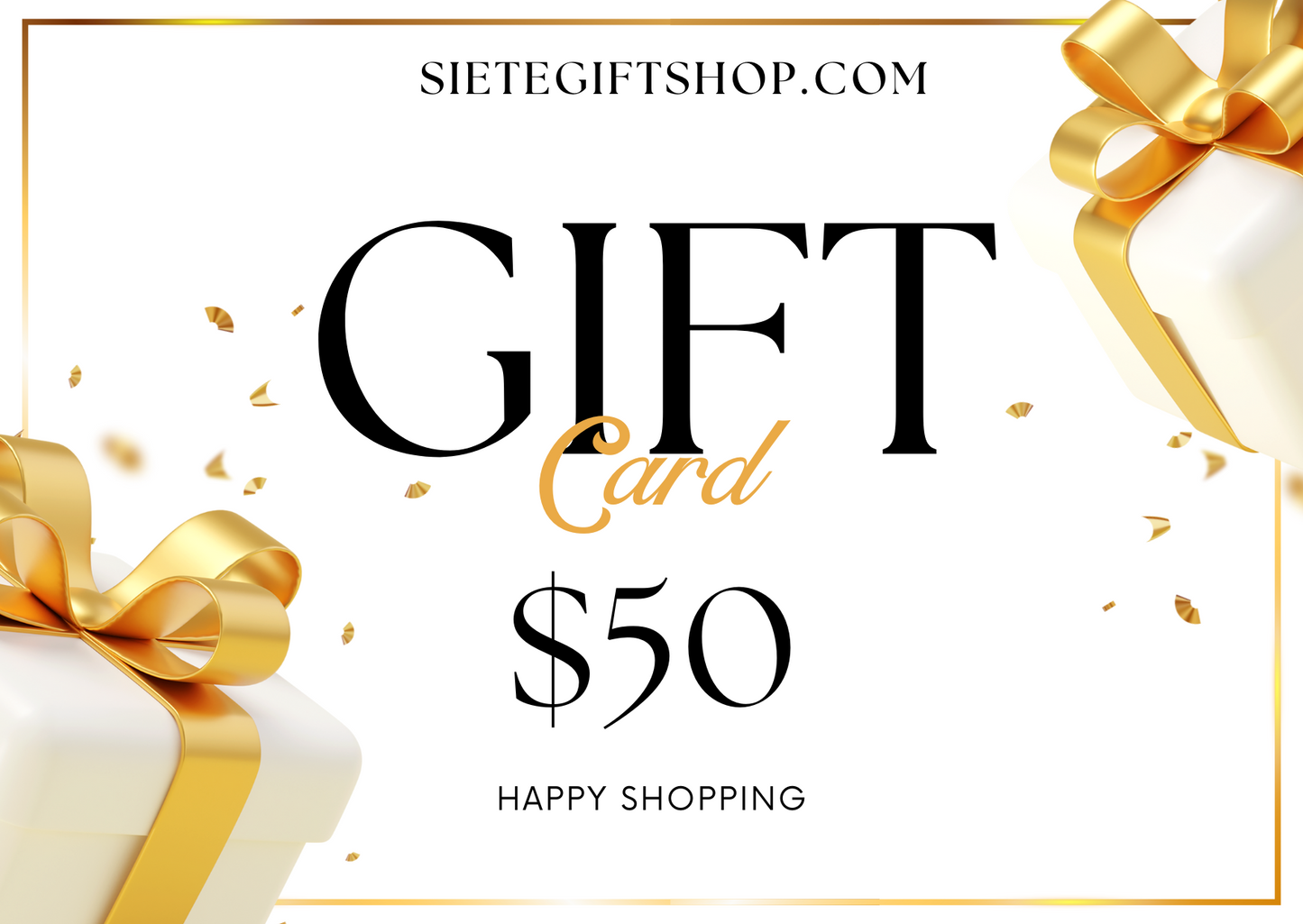 Siete Gift Shop - Gift Card
