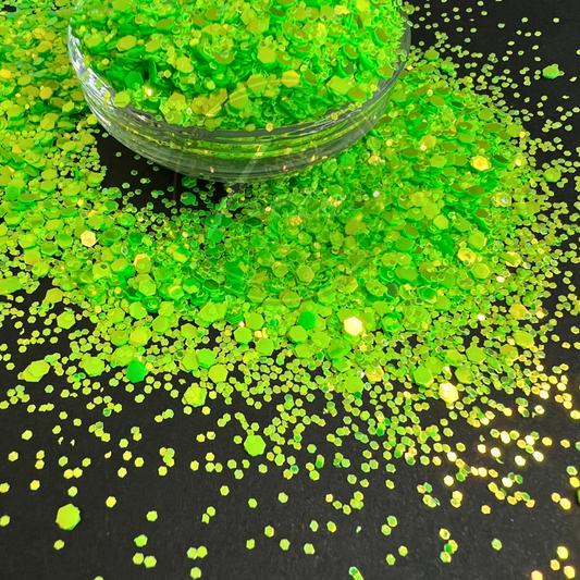 Kryptonite – Glow in the Dark Glitter Mixed