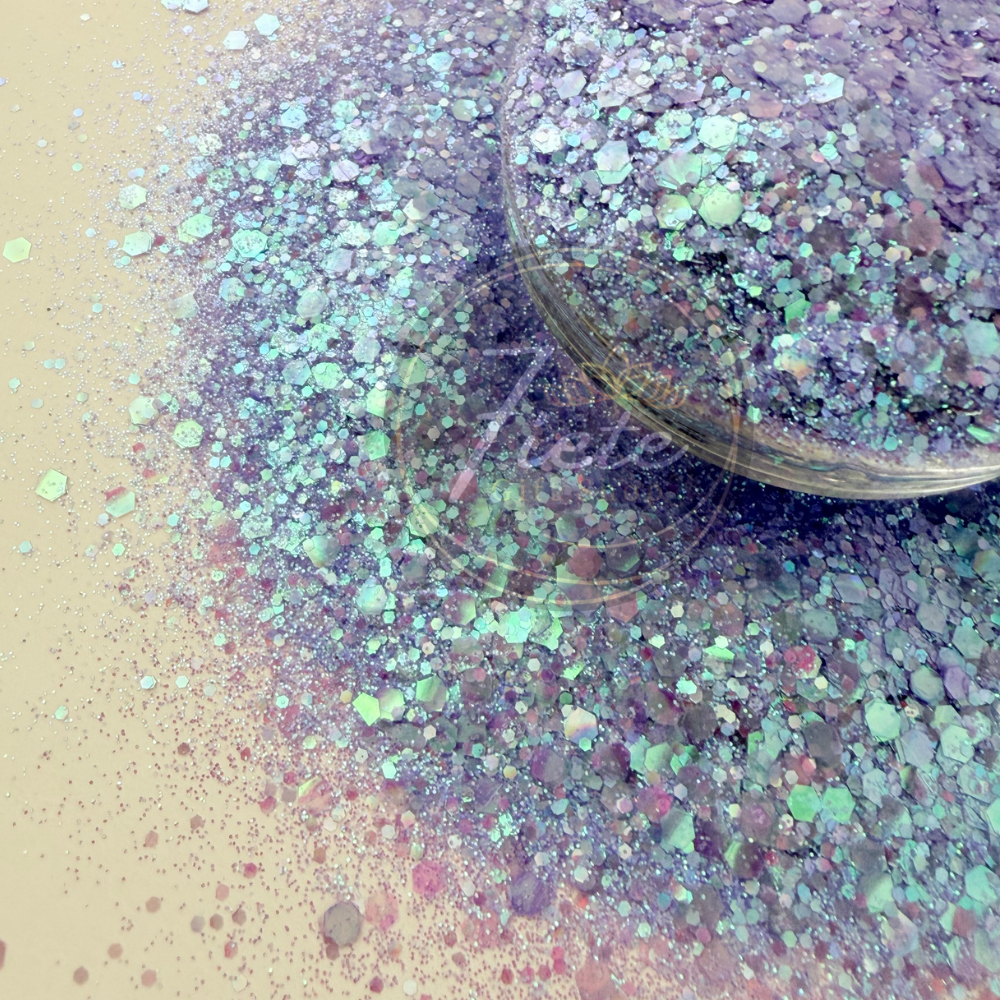 Lilac at Sea - Holographic Cat Eye Glitter - Mixed