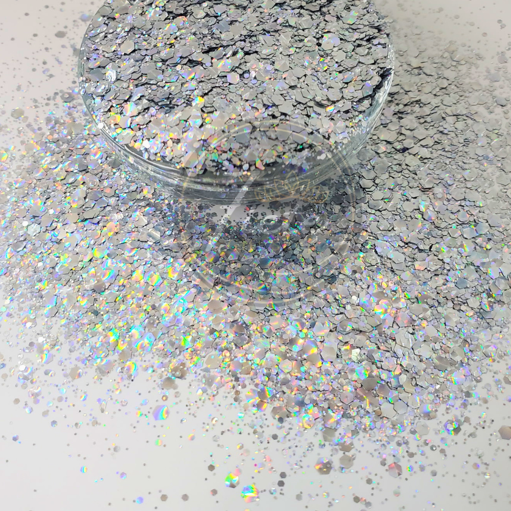 Platinum – Holographic Cat Eye Glitter Mixed