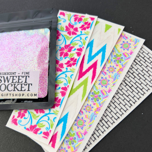 Neon Mix Wrap Bundle – Sweet Rocket Fine Glitter