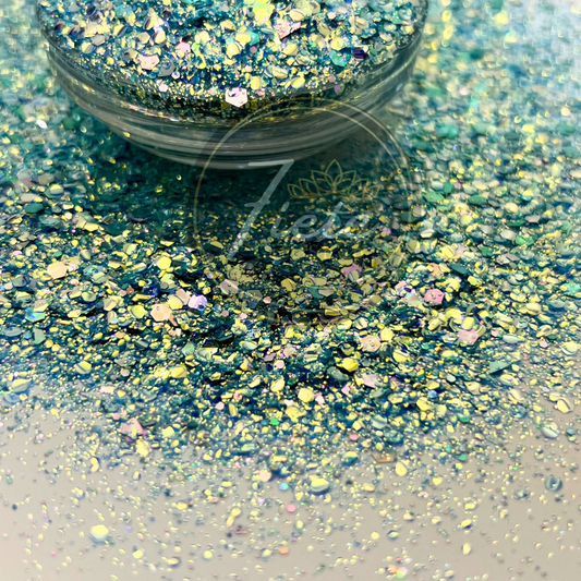 Frosted Mint - Custom Glitter Mix