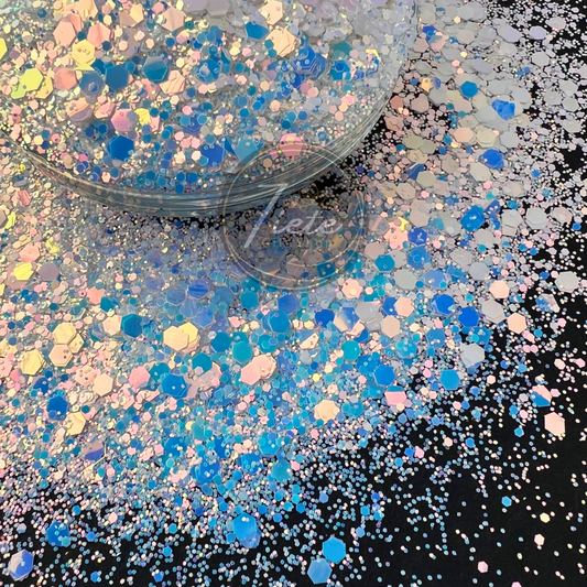 Baby Blue - Glitter Mix