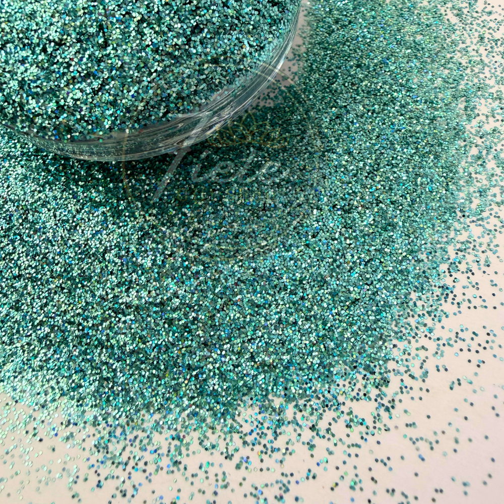 Seafoam - Holographic Cat Eye Glitter Fine