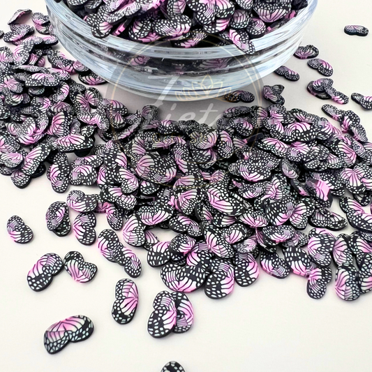 Butterfly Wing Polymer Clay Slice