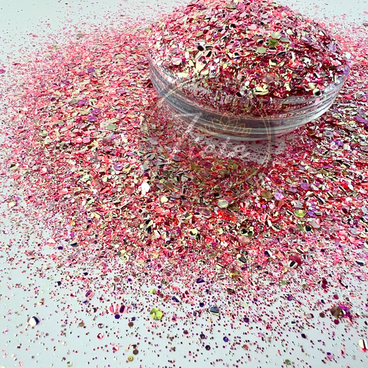 Pink Rays - Custom Glitter Mix