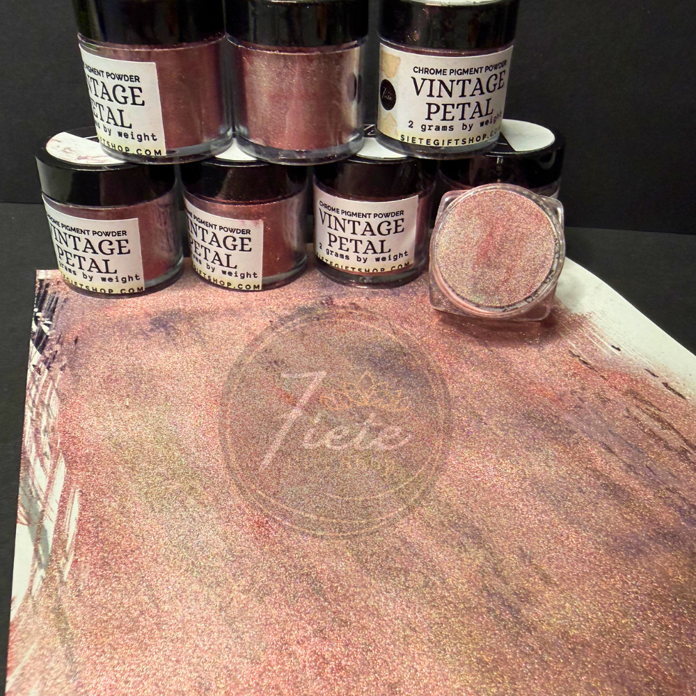 Vintage Petal - Chrome Pigment Powder (2g Jar)