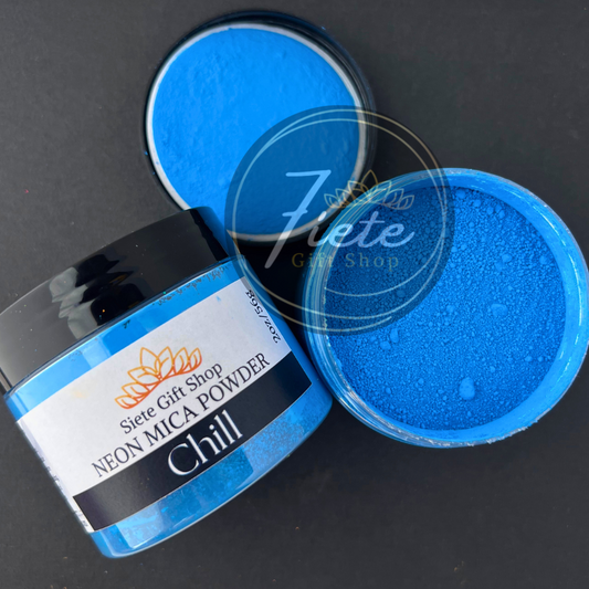Chill - Blue Neon Mica Powder