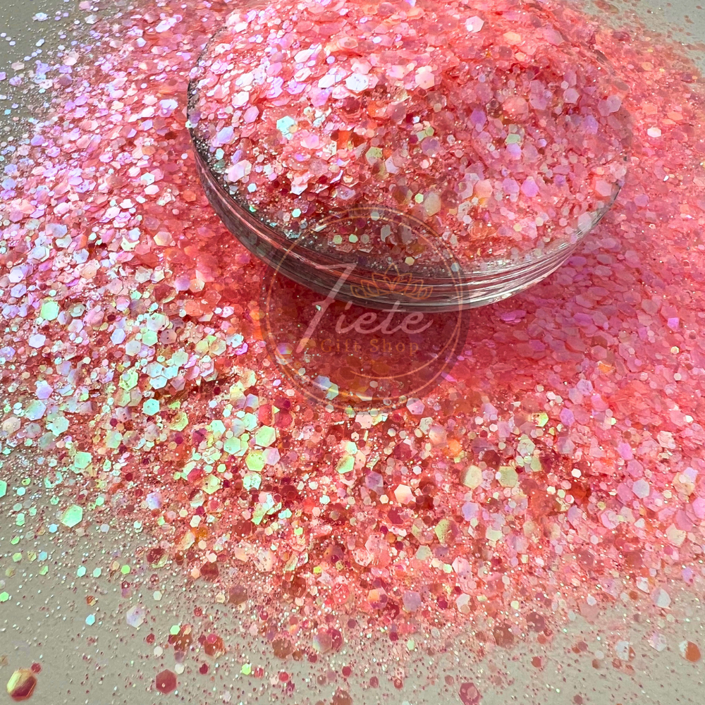 Peachy Princes - Holographic Cat Eye Glitter - Mixed