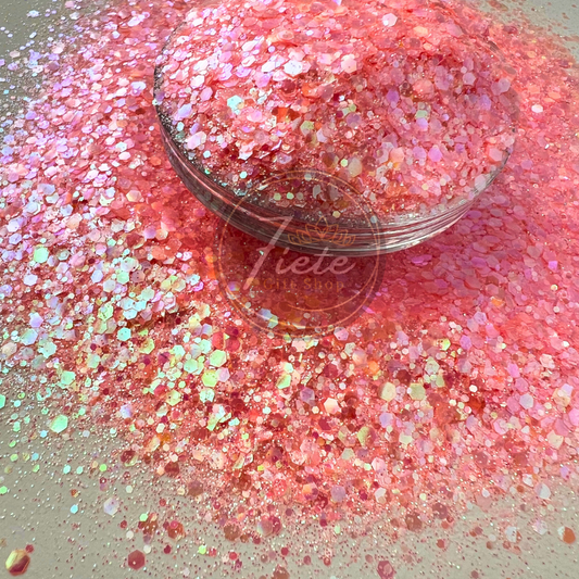 Peachy Princes - Holographic Cat Eye Glitter - Mixed