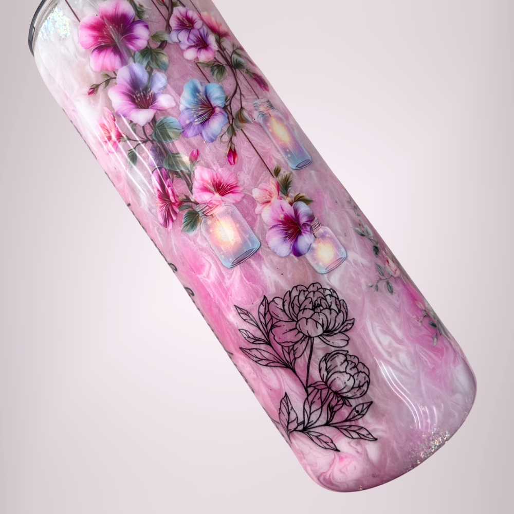 Don’t Compare – Floral Glow 20oz Skinny Tumbler