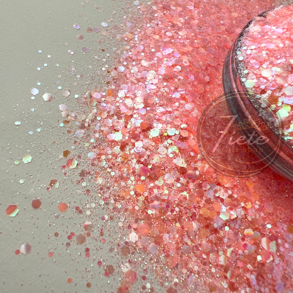 Peachy Princes - Holographic Cat Eye Glitter - Mixed