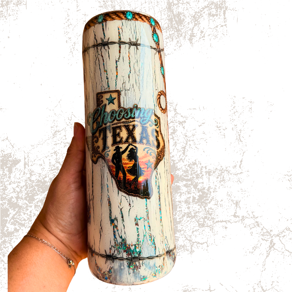 Choosing Texas - 30oz Skinny Tumbler