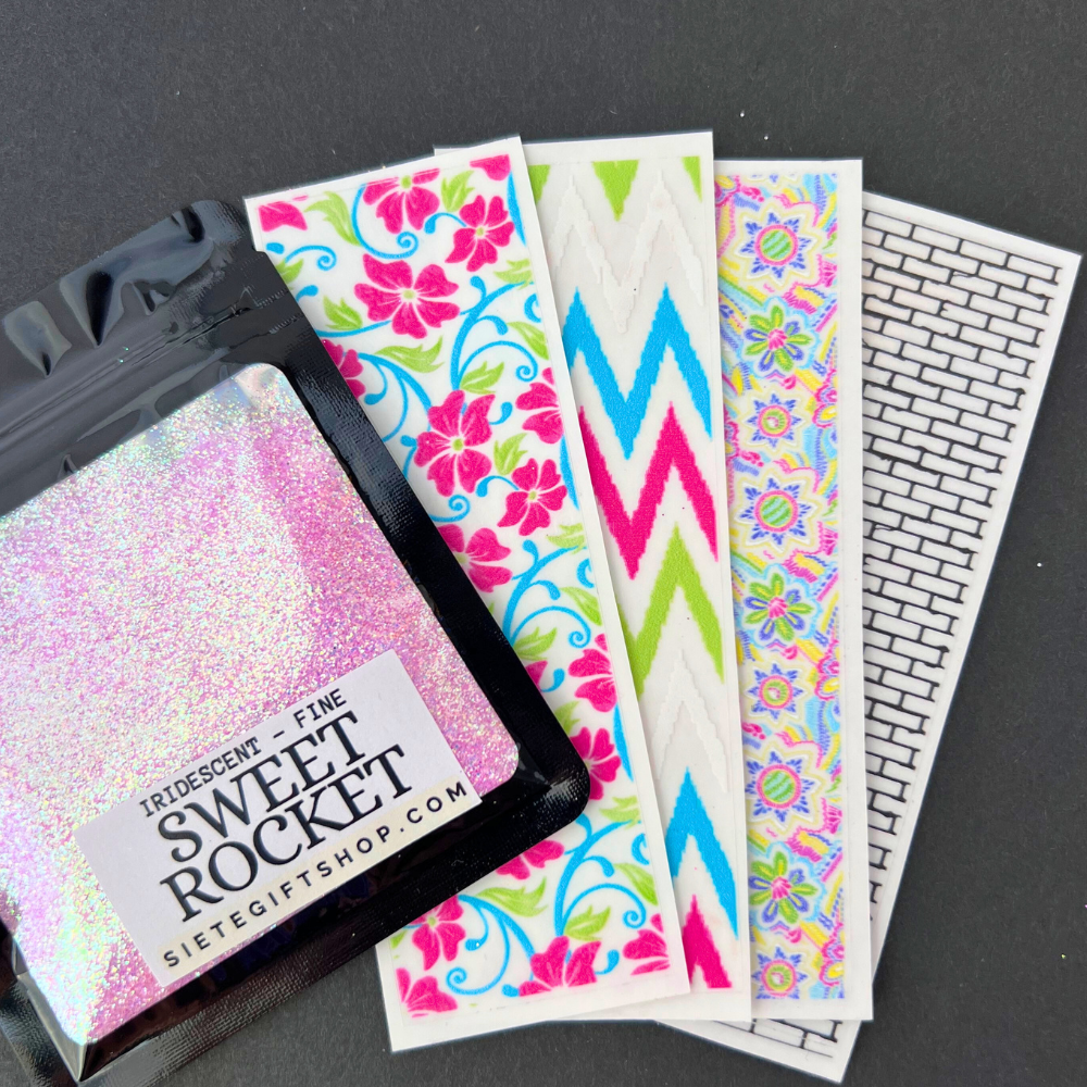 Neon Mix Wrap Bundle – Sweet Rocket Fine Glitter