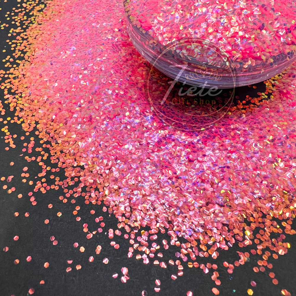 Strawberry Icing - Iridescent Baby Bubble Glitter