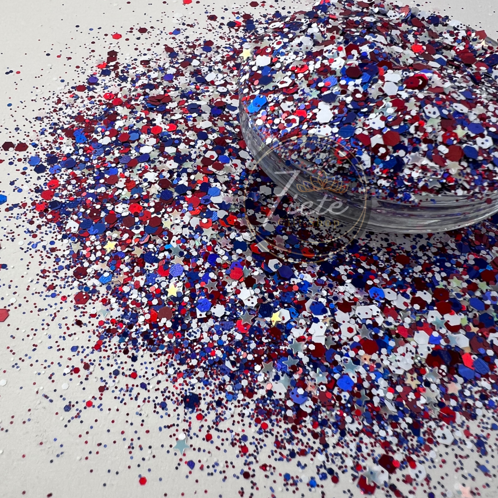 Merica - Custom Glow-in-the-Dark Glitter Mix
