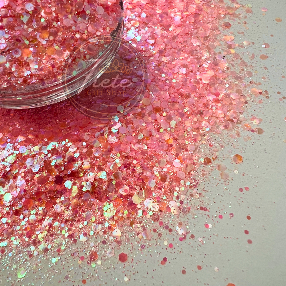 Peachy Princes - Holographic Cat Eye Glitter - Mixed