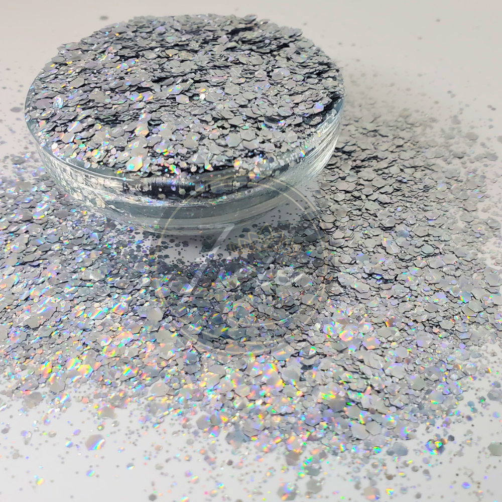 Platinum – Holographic Cat Eye Glitter Mixed