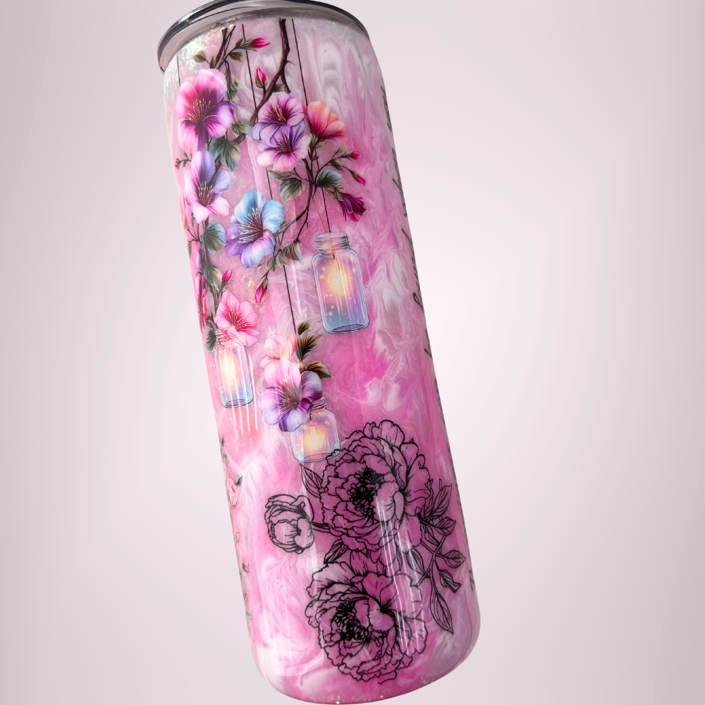 Don’t Compare – Floral Glow 20oz Skinny Tumbler