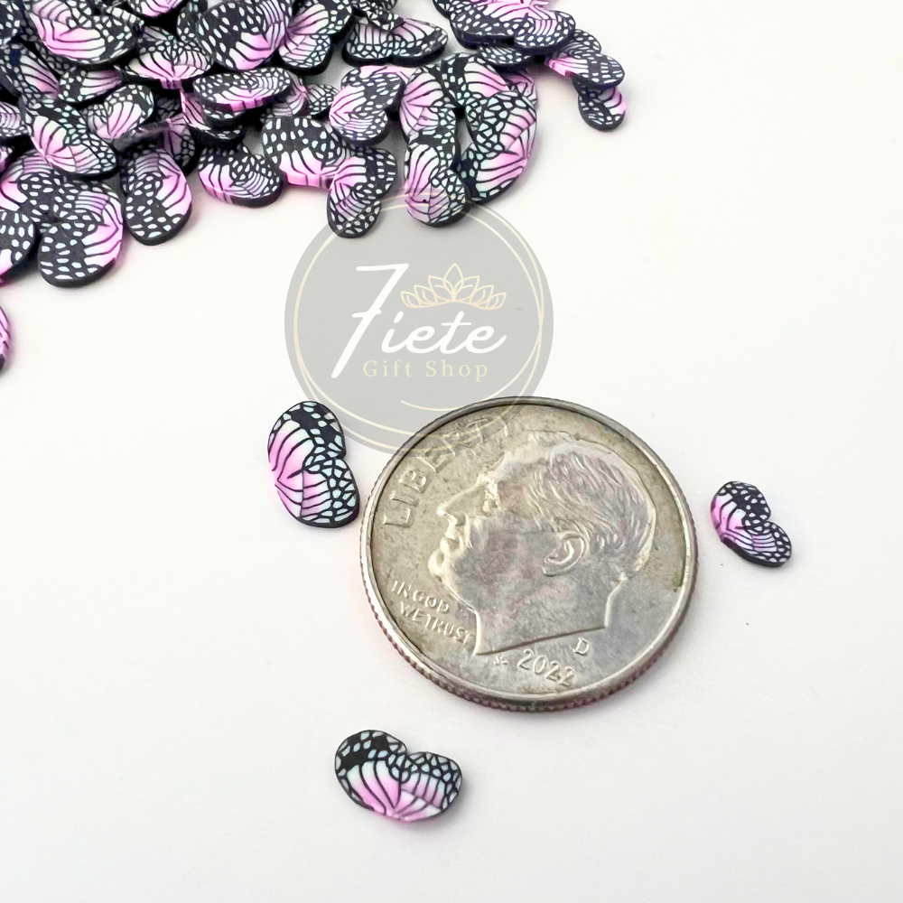 Butterfly Wing Polymer Clay Slice