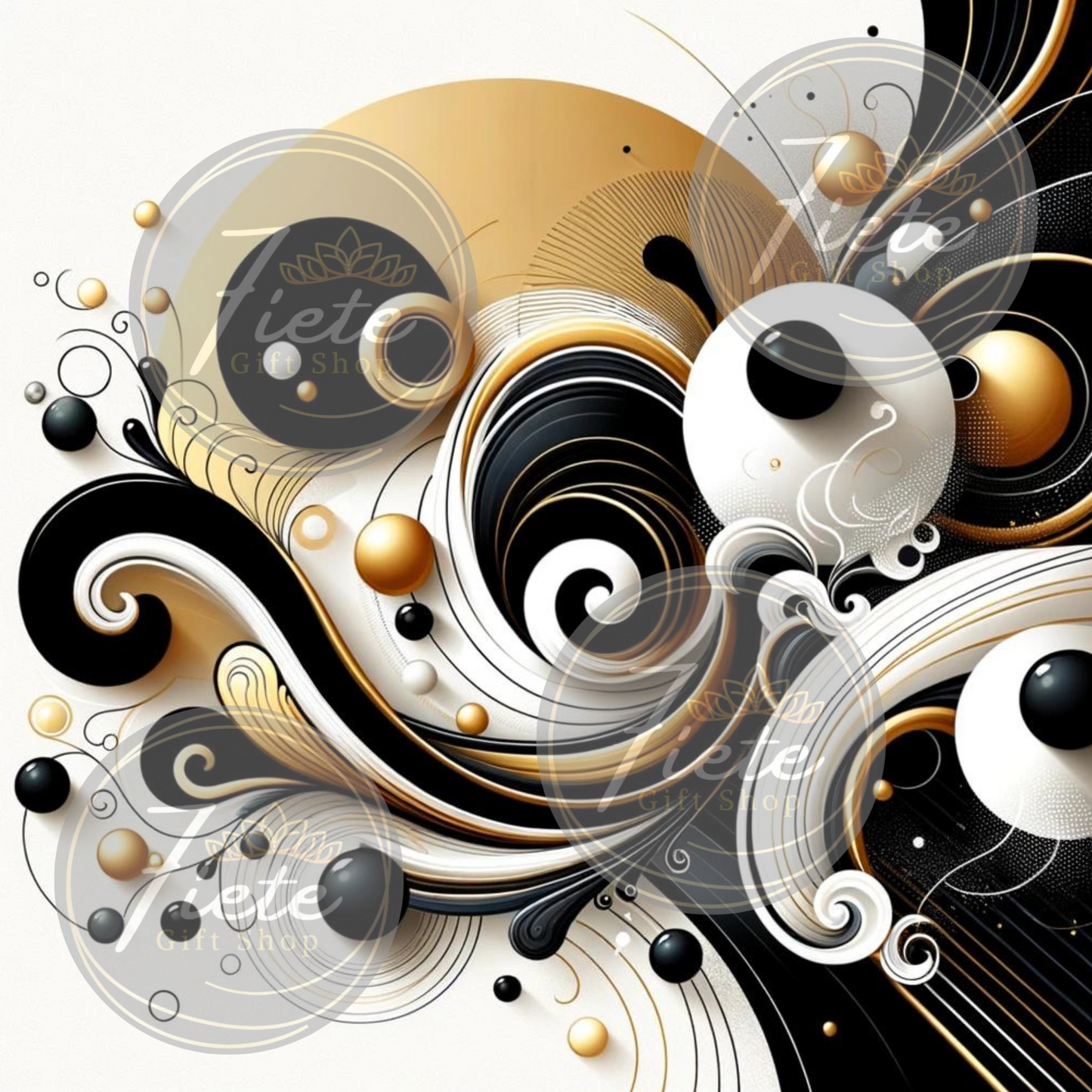 Swirls Blue-PNG