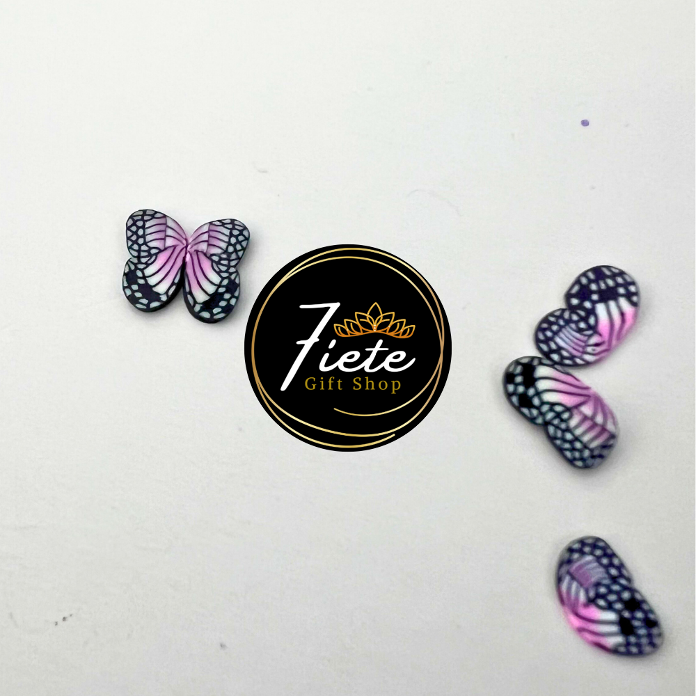 Butterfly Wing Polymer Clay Slice