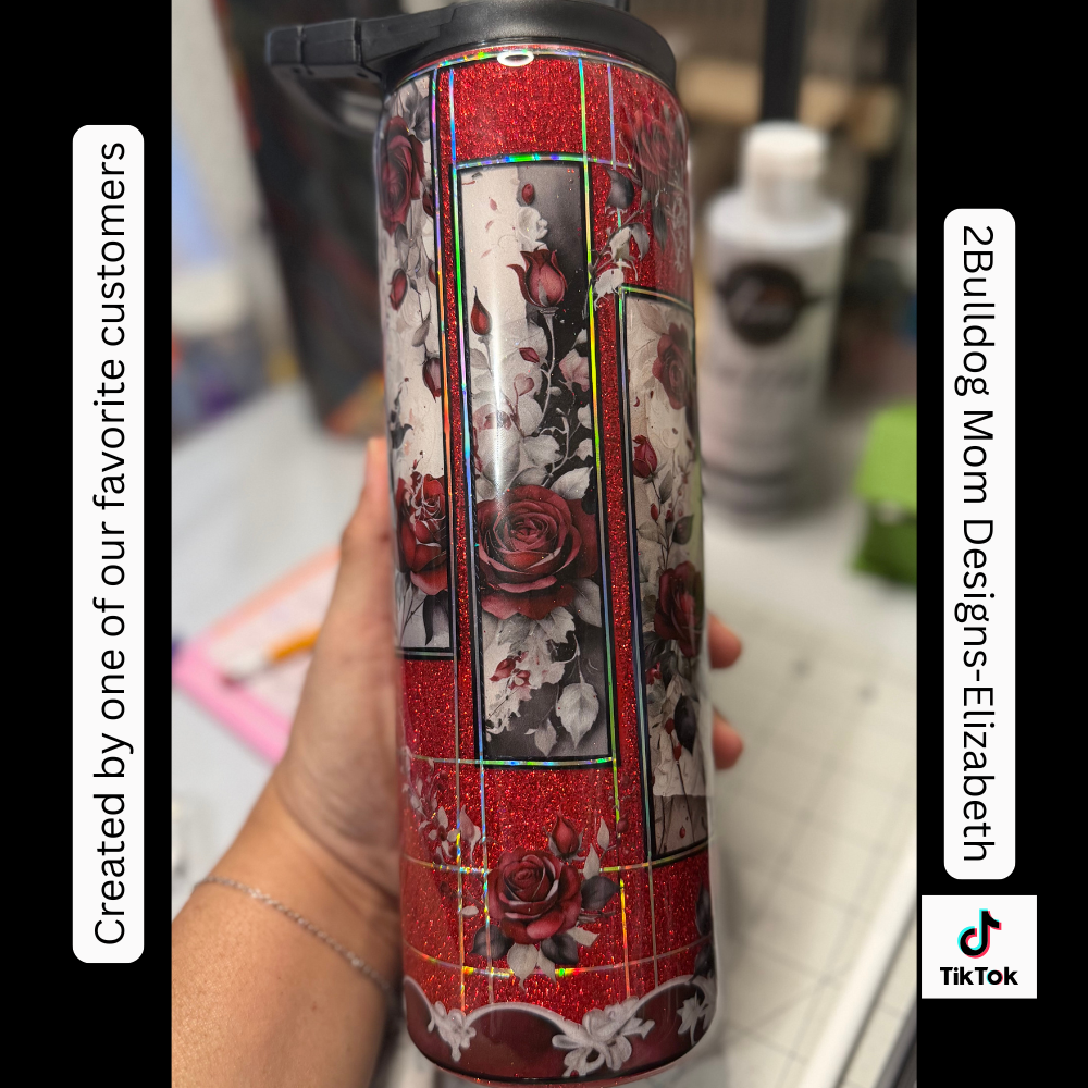 Queen of Hearts - Striped Holographic Fine