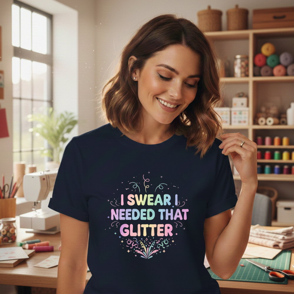 I Swear I Needed That Glitter - Short Sleeve T-Shirt
