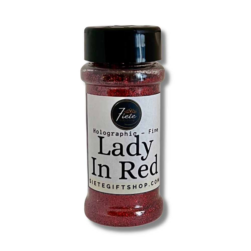 Lady in Red - Holographic Fine Glitter