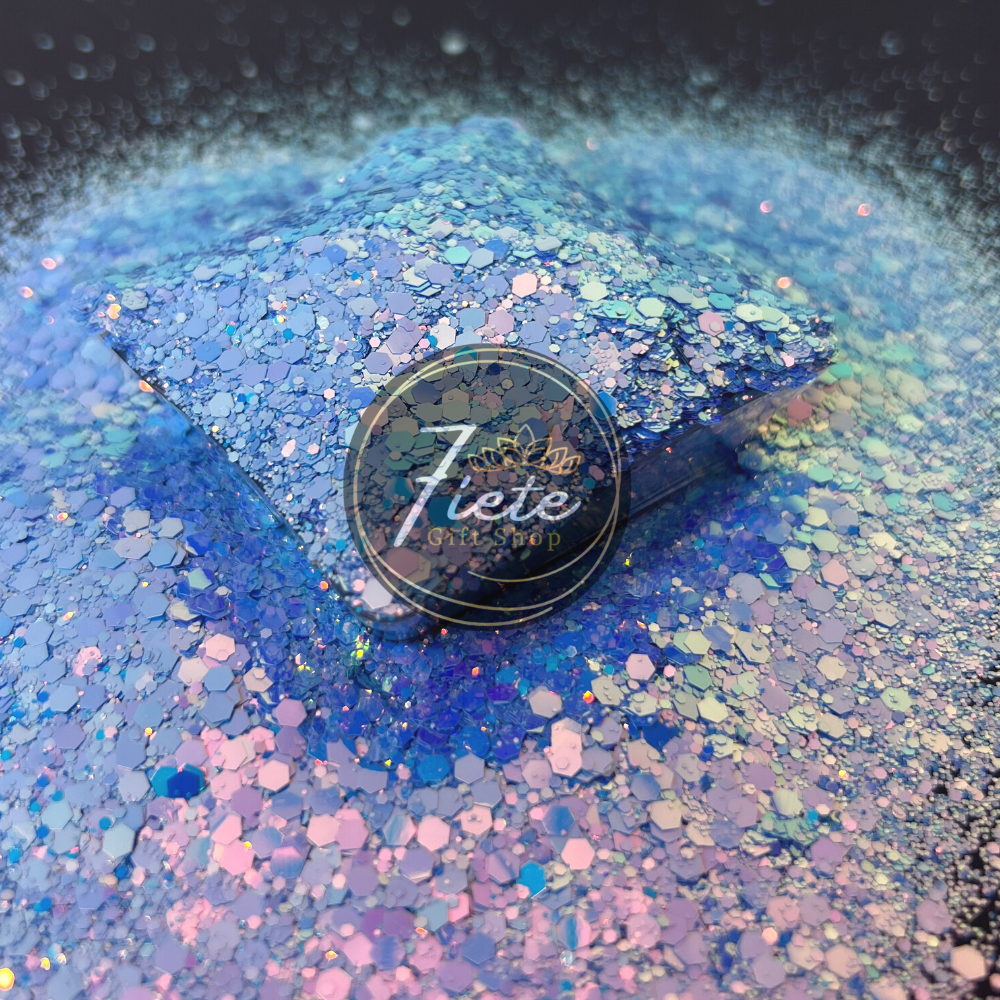 Lagoon Gleam - Mixed Neon Color Changing Glitter