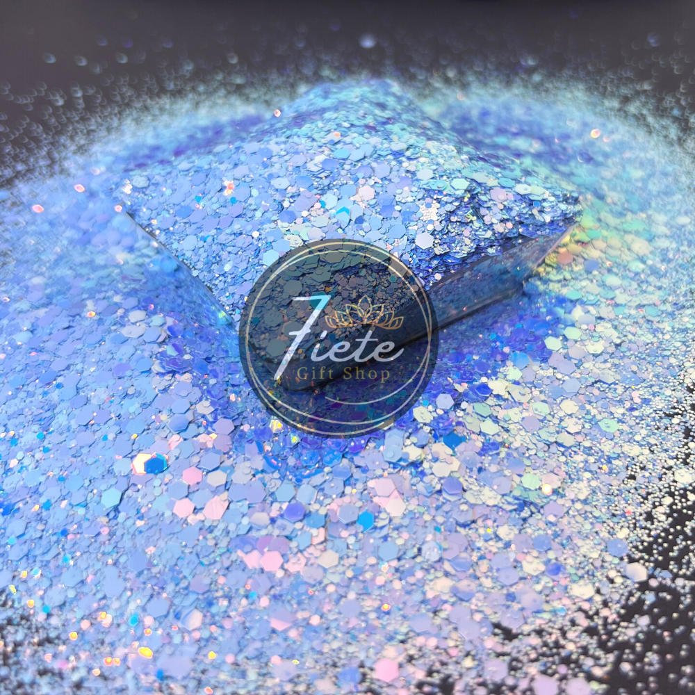 Lagoon Gleam - Mixed Neon Color Changing Glitter