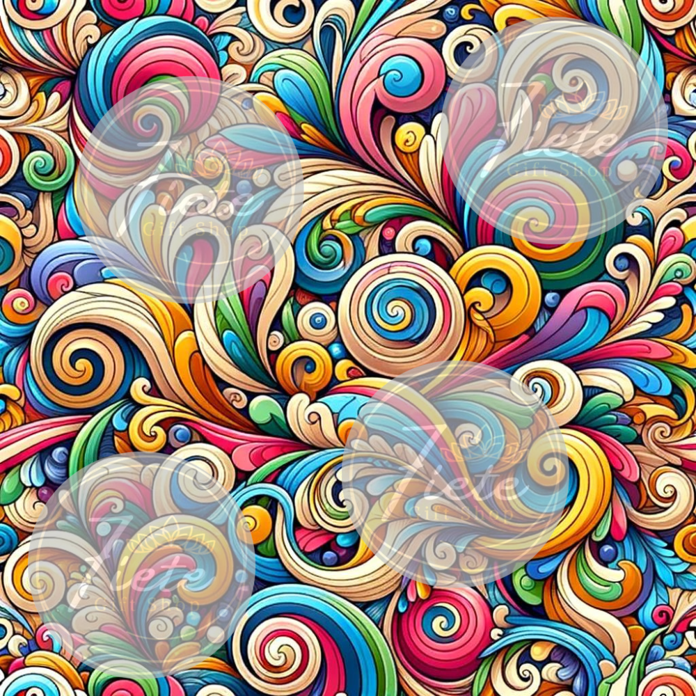 Swirl Multi-Color-PNG