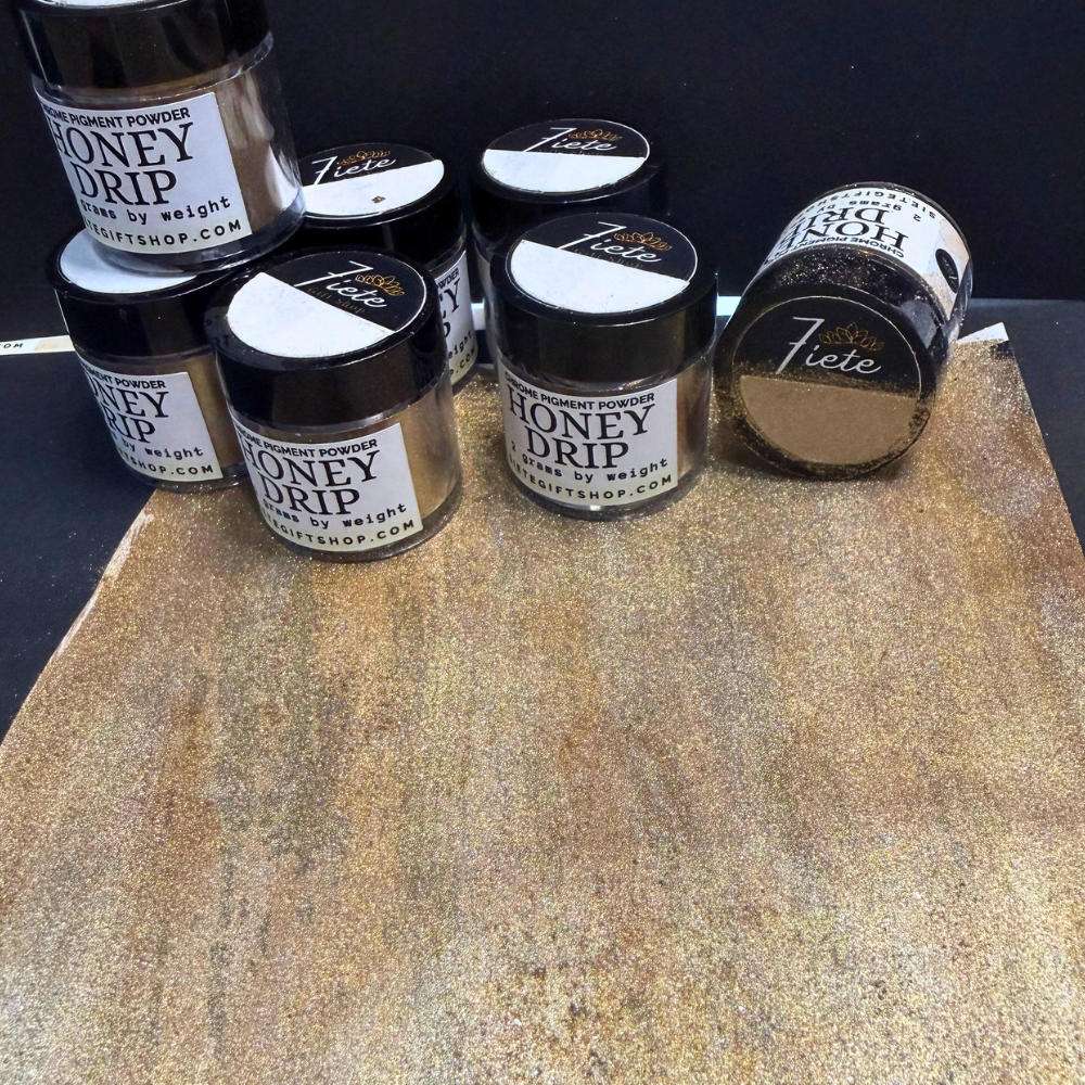Honey Drip - Chrome Pigment Powder (2g Jar)