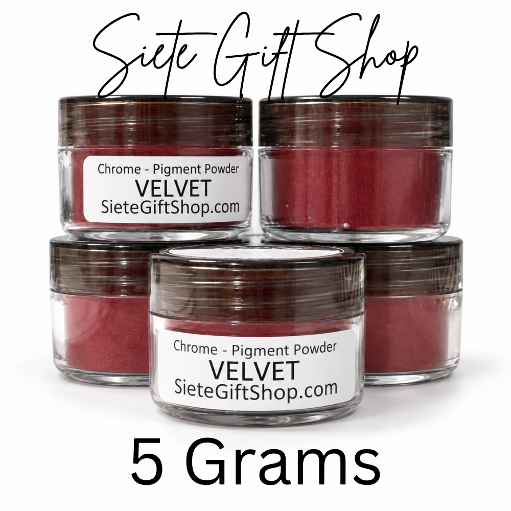 Velvet Chrome Pigment Powder -  Red Pigment